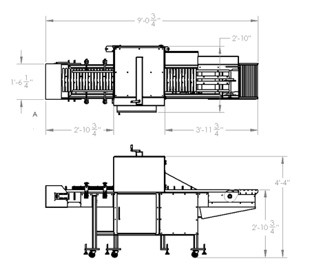 Bread slicer draw model PS